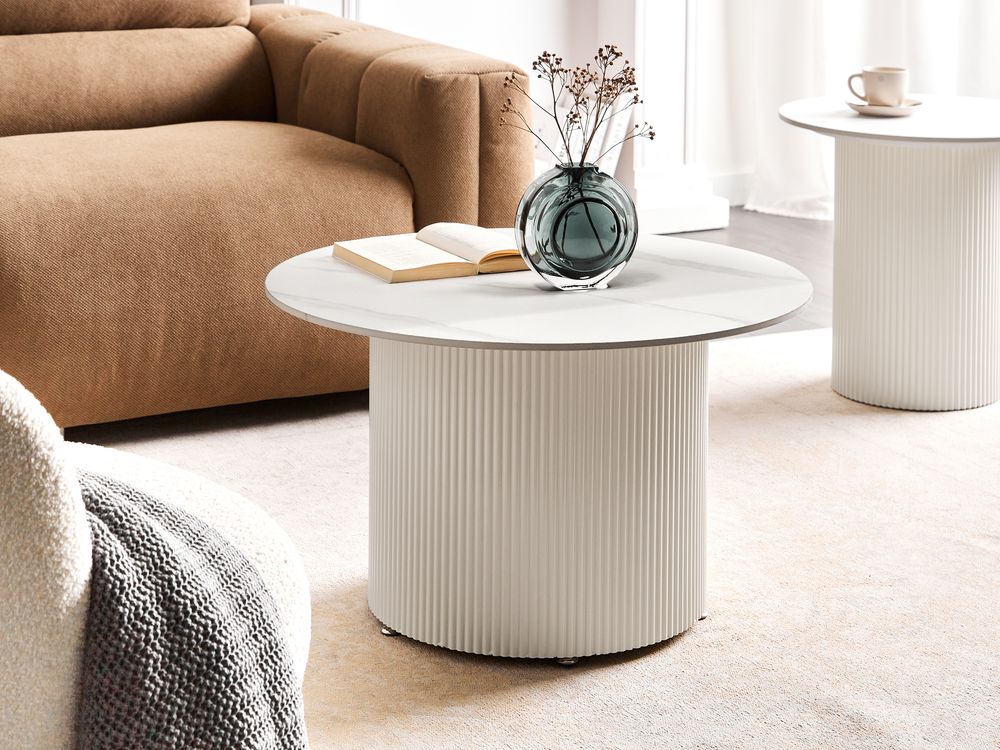 Salontafel LEONA Keramiek Lichtbeige