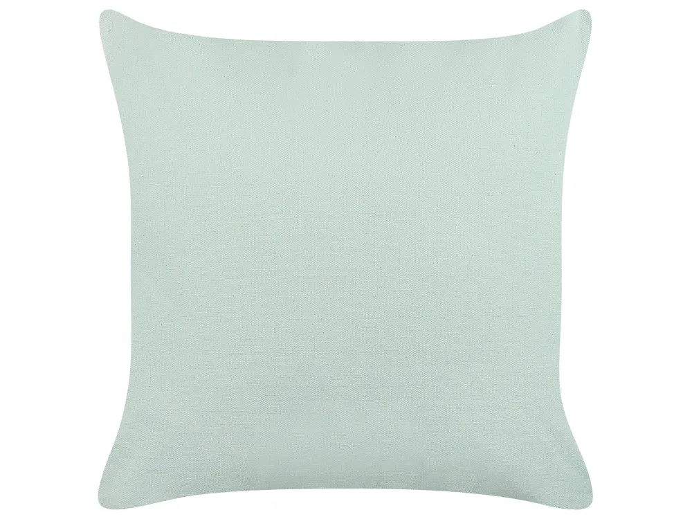 Throw Cushion BACOPA 45 x 45 cm Cotton Green Chevron Pattern_839930