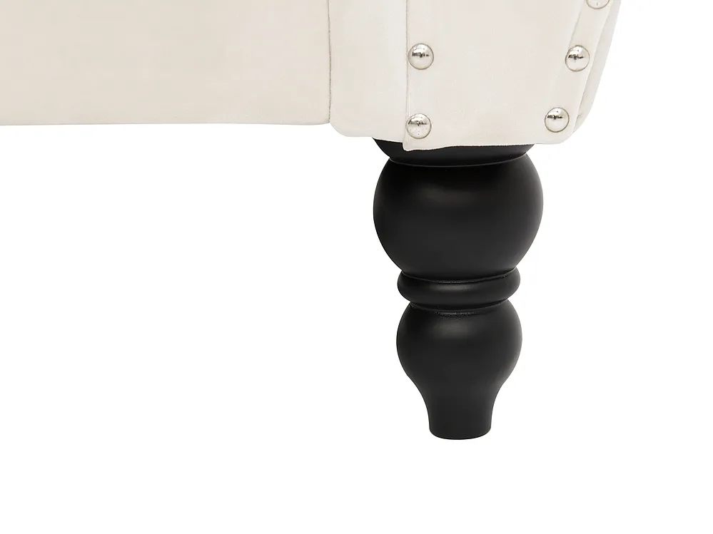 Sofa 3-Sitzer SKIEN II Samtstoff Hellbeige_1161668