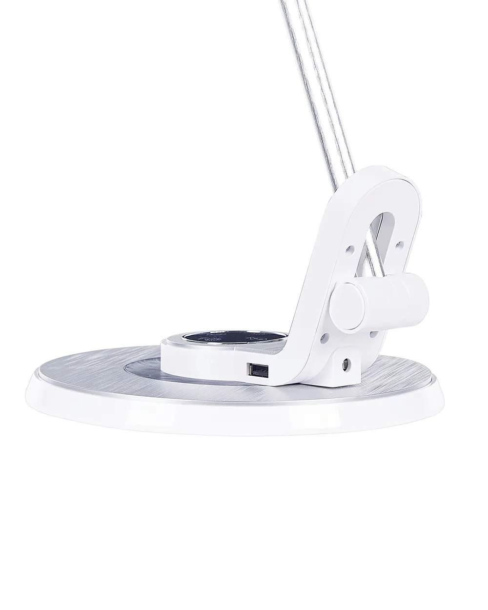 LED Schreibtischlampe CORVUS mit Dimmer Metall Weiß / Silber_854198