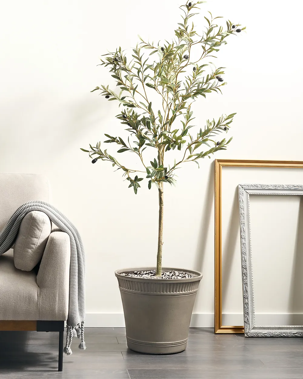Plant Pot CISTUS 44 cm Grey_1179001