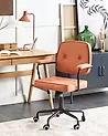 Schreibtischstuhl PAWNEE Stoff Orange