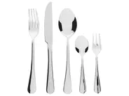 30 Piece Cutlery Set FUSILLI Silver_902809