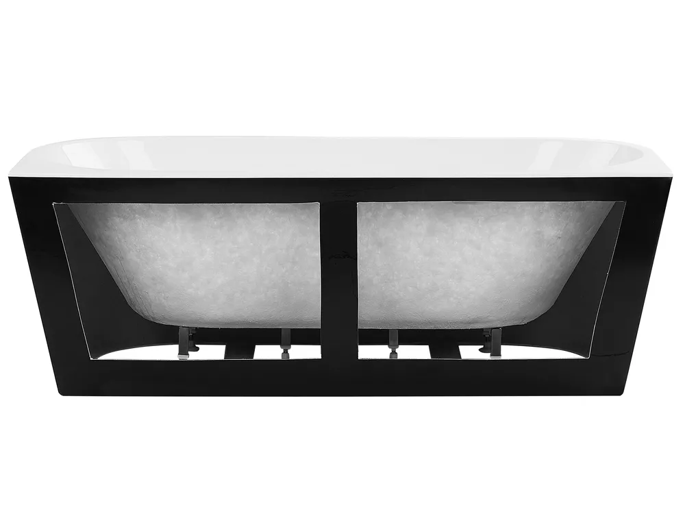 Bathtub HARVEY 1700 x 800 mm Black/ White_808340