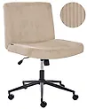 Schreibtischstuhl GEDDES Cord Beige