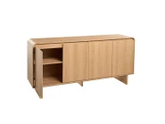 Sideboard mit 4 Türen DELORAINE Hellbraun_1078144