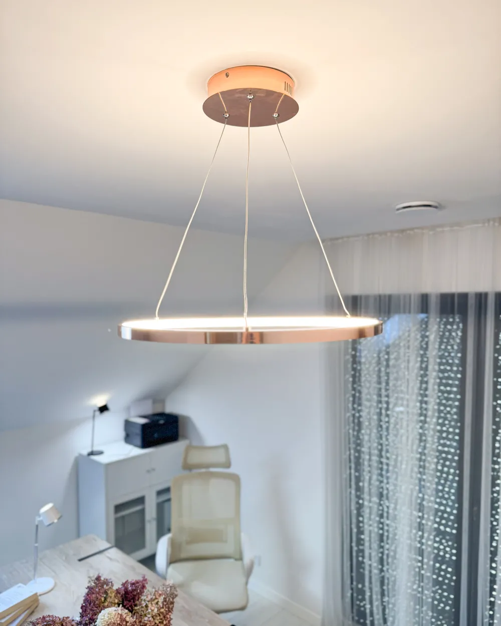 LED Pendant Lamp JORDAN Metal Rose Gold_1051623