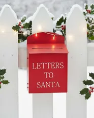 Santa Post Box FORSSA 30 cm Red_1014338