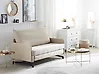 Schlafsofa 2-Sitzer BELFAST Stoff Beige