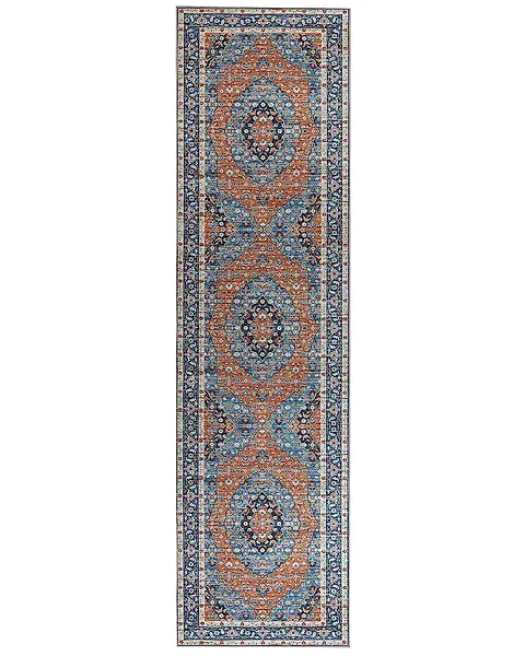 TAPISO Bali Tapis De Couloir Entrée Passage Descente De Lit Moderne Noir Blanc Geometrique Au Metre 100 X 760 Cm 87065012