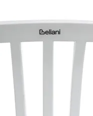 Set of 4 Dining Chairs KLEVE White_1006564
