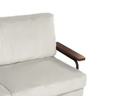 Sofa 3-Sitzer AKRANES Cord Hellgrau_917526