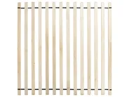 Bett mit Lattenrost Holz CHAMPAGNAT 180 x 200 cm Weiß_960496