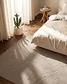 Kunstfellteppich MITCHELL Beige 160 x 160 cm
