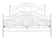 Bed Metal LYRA 140 x 200 cm (EU Double) White_817946