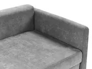 Sofa Bed 3 Seater BLEIK with Storage Chenille Light Grey_944962