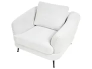 Sofa Set 3-Sitzer KJAER Stoff Cremeweiß_1006851