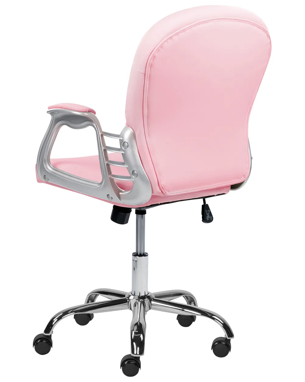Desk Chair PRINCESS Faux Leather Pink_1082236