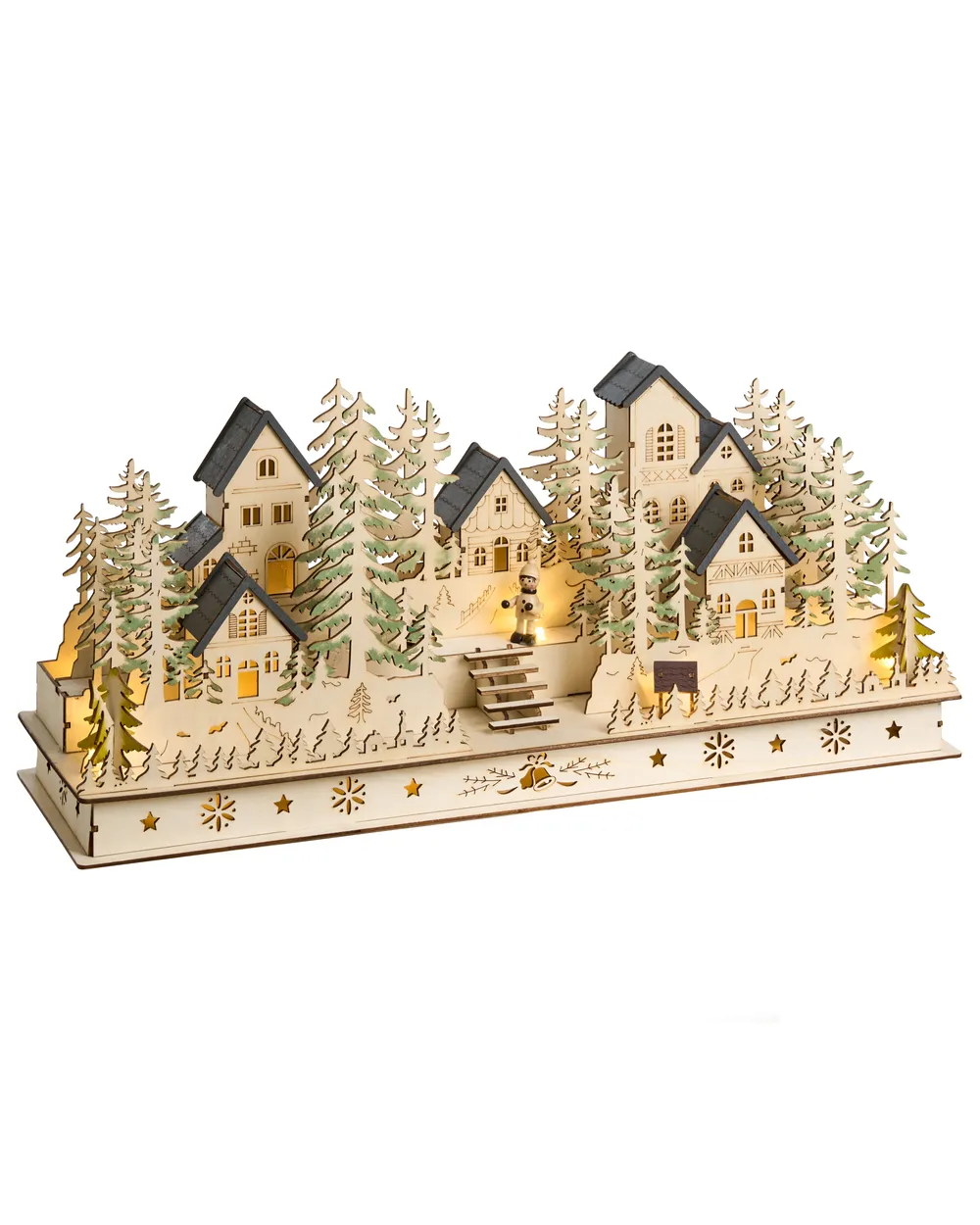 Weihnachtsdekoration LED VANSJO 22 cm Hellbraun