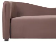 Living Room Set 5 Seater VELTADA Velvet Dark Brown_1028402