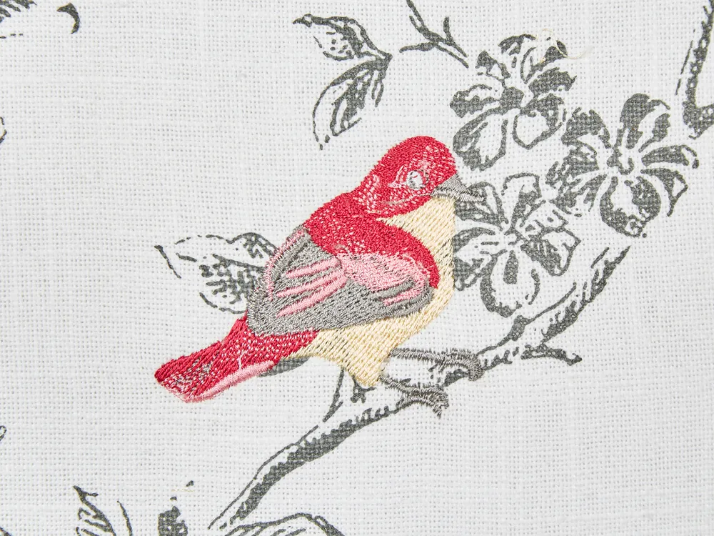 Dekokissen DILLENIA Baumwolle 45 x 45 cm Weiß_893270