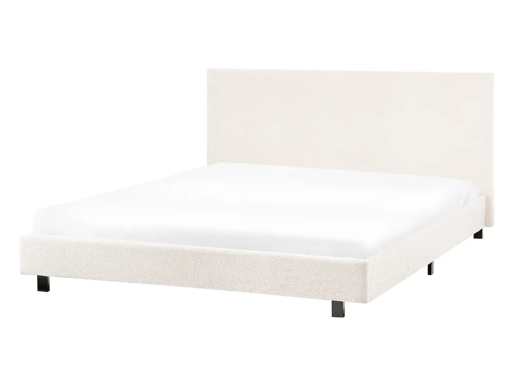 Waterbed Boucle ALBI 140 x 200 cm (EU Double) Off-White_981905