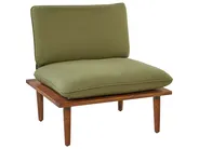 Lounge Set mit Tisch 4-Sitzer FRASCATI modular zertifiziertes Akazienholz Olivgrün_920439