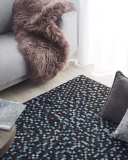 Rug IKISU Dark Brown 160 x 230 cm Leather_764707