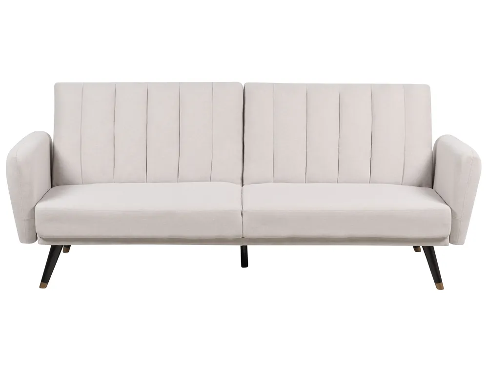 Schlafsofa 3-Sitzer VIMMERBY Stoff Beige