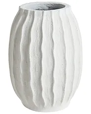 Plant Pot LUNGAU 35 cm White_1161849