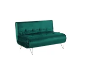 Sofa Set 3-Sitzer VESTFOLD Samtstoff Dunkelgrün_808886