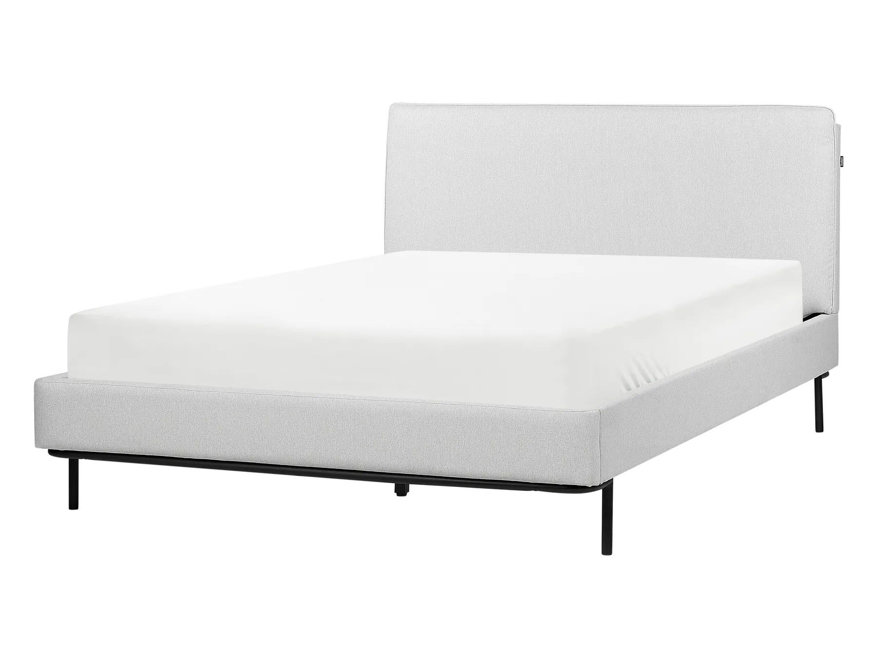 Krevet Tkanina CORIO 140 x 200 cm svijetlosivi_903174