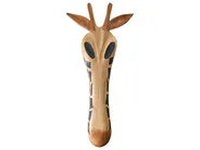 Wandobjekt Giraffe EKPOMA Mangoholz 68 cm Hellbraun_1038575