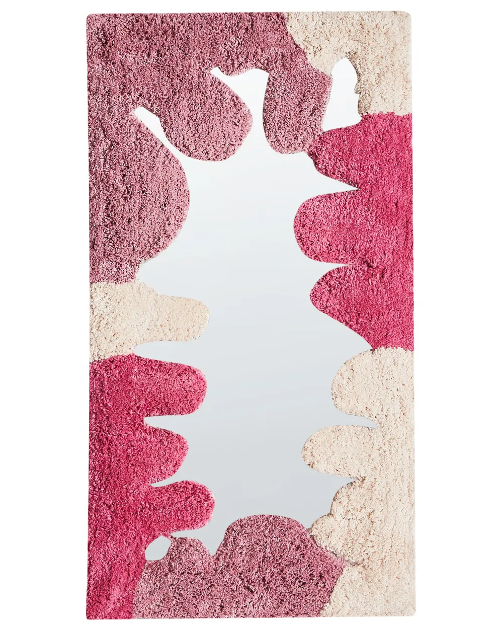 Wandspiegel CAGERI 41 cm 75 cm Baumwolle Rosa_993744