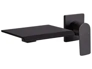 Wall Mounted Basin Mixer Tap APONWAO Brass Black_986786