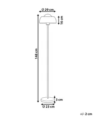 Stehlampe SENETTE Metall Schwarz_825539