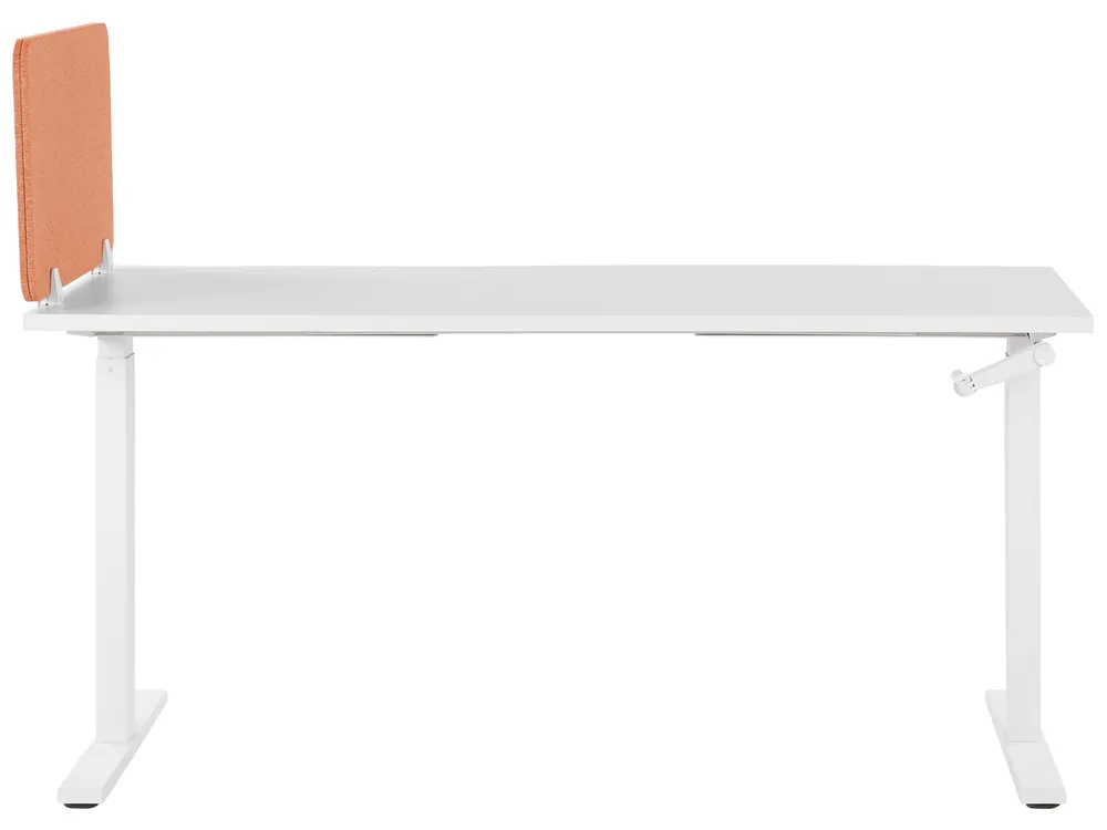 Desk Screen WALLY 72 x 40 cm Light Red_853071
