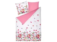 Duvet Cover Set LARYNHILL 135 x 200 cm Sateen Cotton Pink_811437