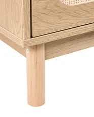 2 Drawer Bedside Table COSTELLO Light Brown_1022747