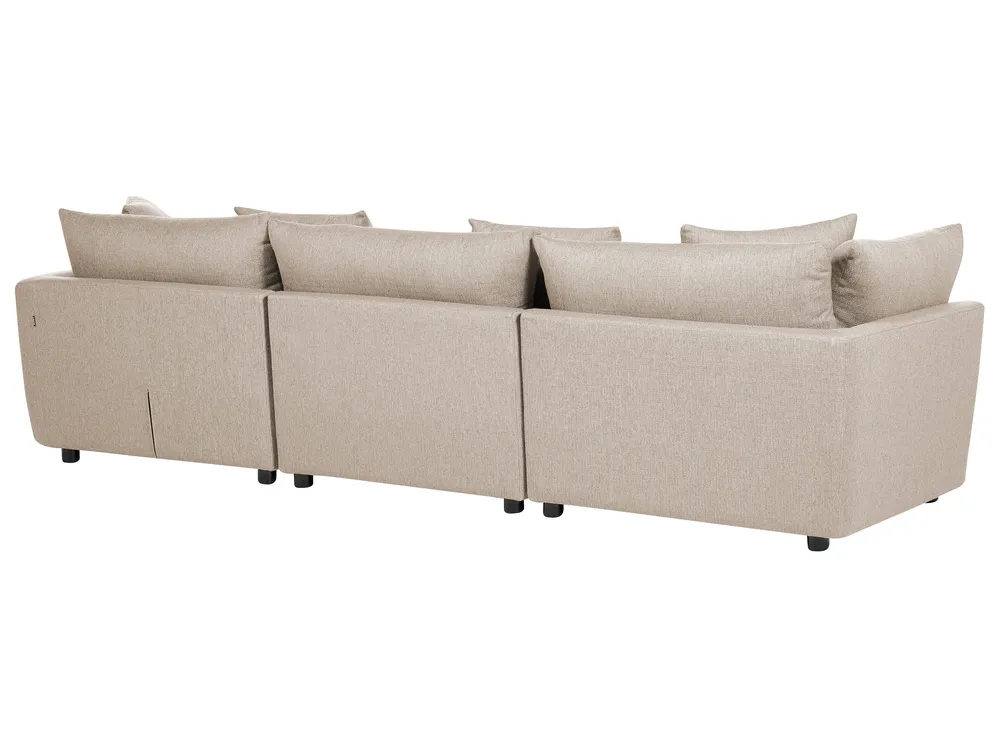 Sofa 3-Sitzer SIGTUNA Stoff Beige_897701
