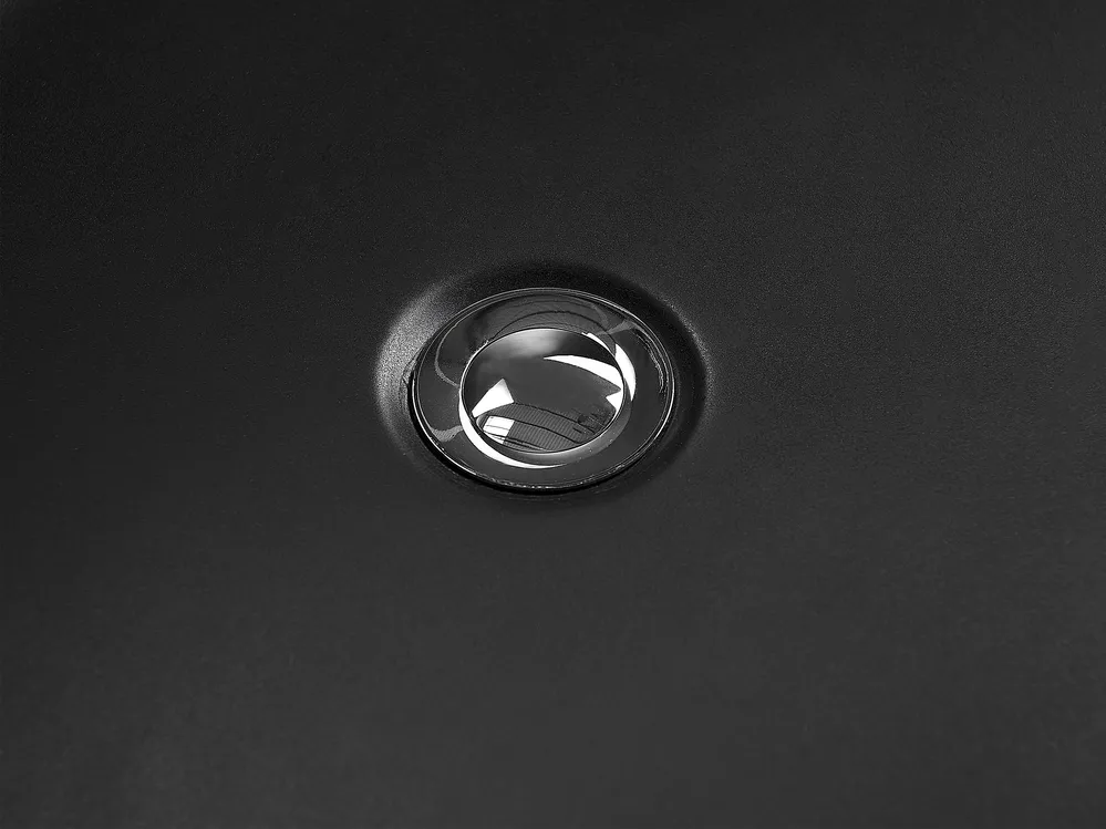 Freistehende Badewanne GUIANA 173 x 82 cm Schwarz_806628