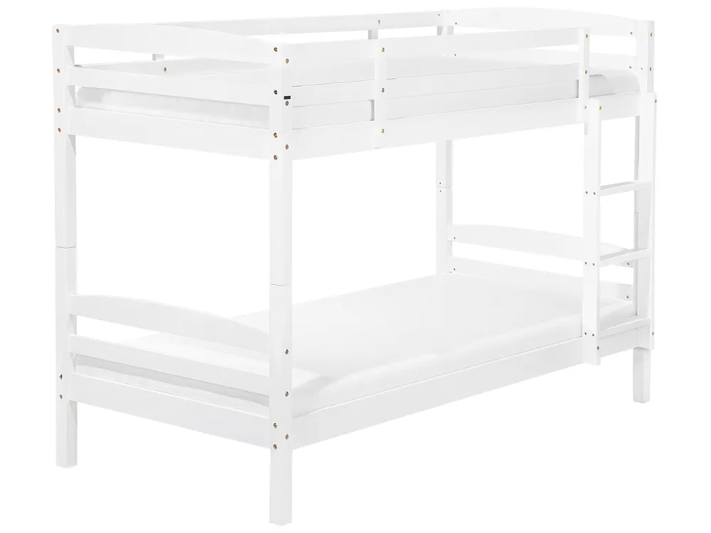 Bunk Bed with Drawers REGAT Pine Wood White 90 x 200 cm (EU Single)_797150