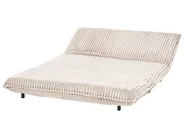 Schlafsofa 2-Sitzer ABISKO Cord Cremeweiß_1031063