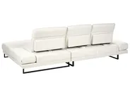 Ecksofa 4-Sitzer IKAST Stoff Cremeweiß linksseitig_961831