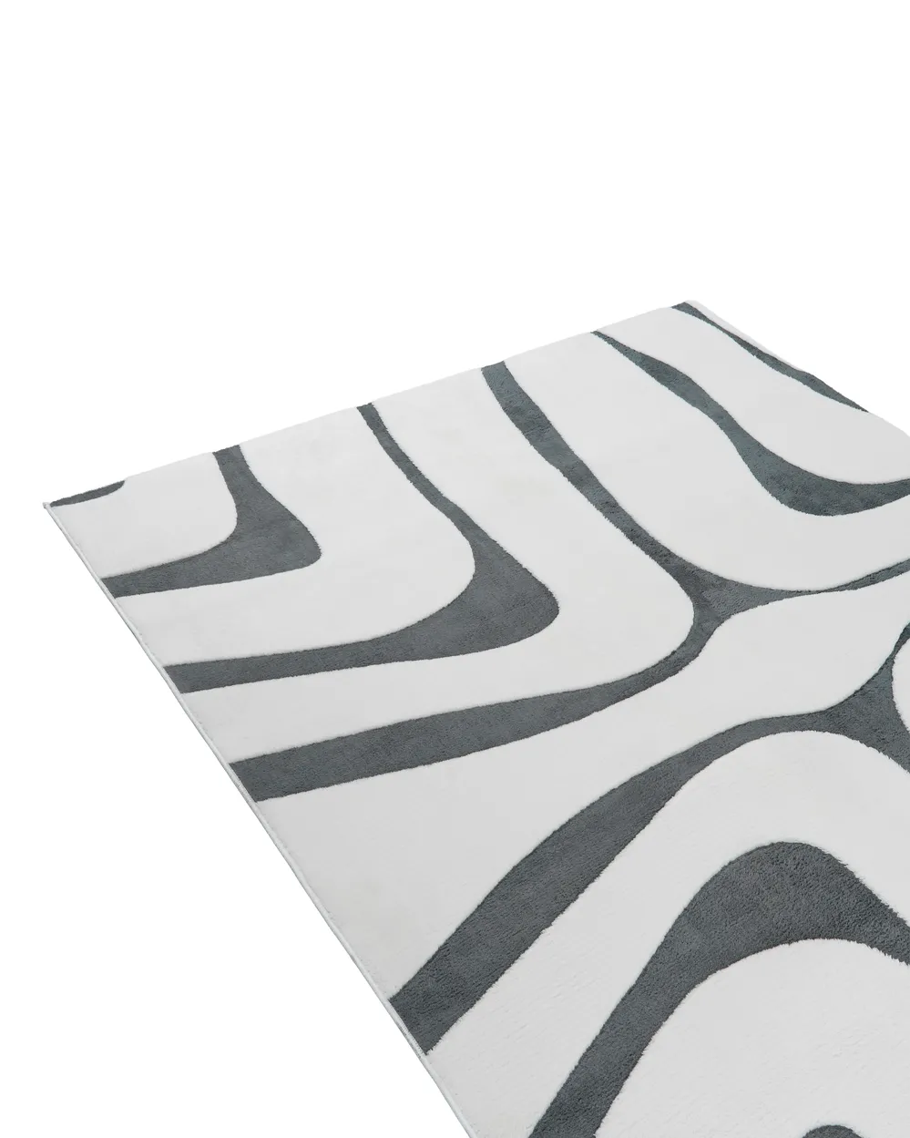 Rug HARTZ Grey/ White 160 x 230 cm_1101394
