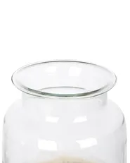 Bloemenvaas BHATURE 30 cm Glas Meerkleurig_830424