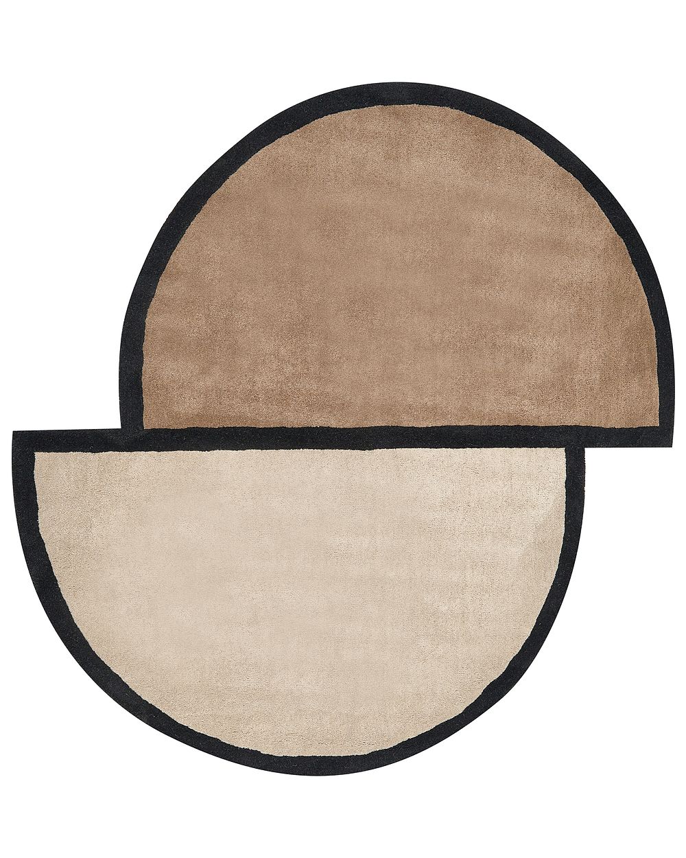 Tapis SAKARO Taupe ø 160 cm Laine