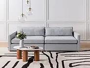 Sofa 3-Sitzer VINSTRA Stoff Grau_1183892