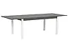 Ausziehbarer Gartentisch PANCOLE 168/248 cm 100 cm Metall Grau