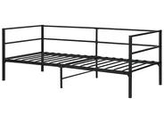 Bett mit Lattenrost Metall BATTUT 90 x 200 cm Schwarz_894119